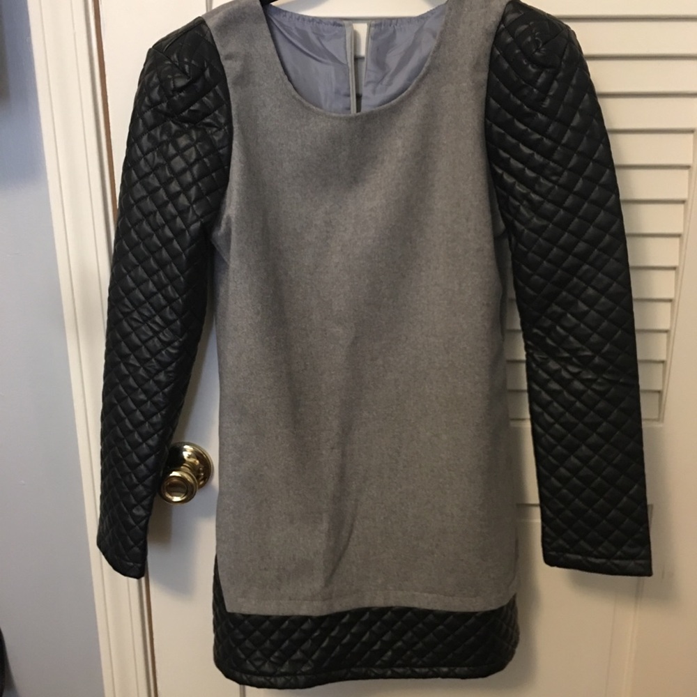 Black and grey dress